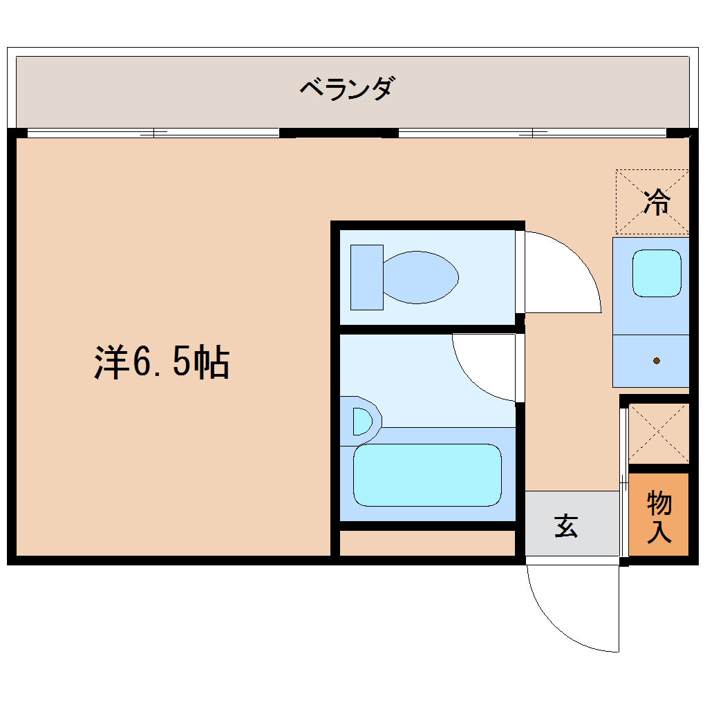フジテラス北仙台 4階 ワンルーム 賃貸物件詳細