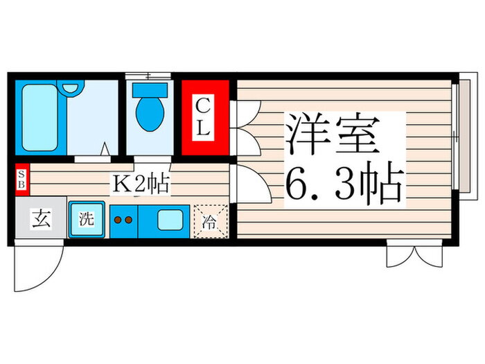 東京都江戸川区東小松川２ 船堀駅 1K アパート 賃貸物件詳細
