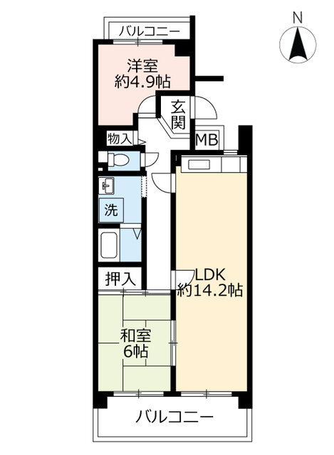 愛知県名古屋市北区天道町１ 黒川駅 2LDK マンション 賃貸物件詳細