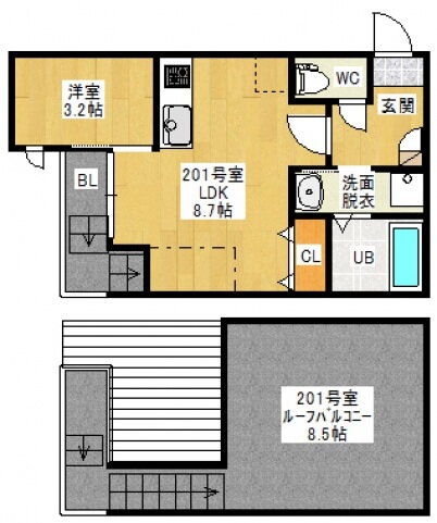 広島県広島市南区東雲３ 天神川駅 1LDK アパート 賃貸物件詳細