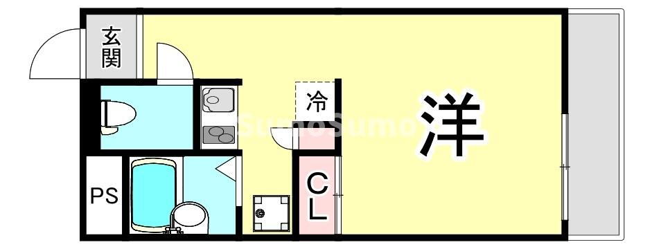 兵庫県尼崎市額田町 園田駅 1K アパート 賃貸物件詳細