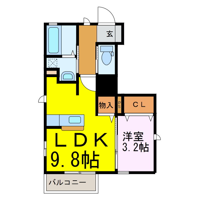 サンビレッジ南古河Ｃ 1階 1LDK 賃貸物件詳細