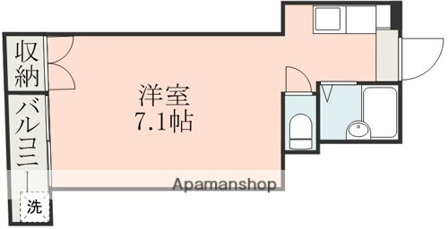 ドルミール黒髪 3階 ワンルーム 賃貸物件詳細