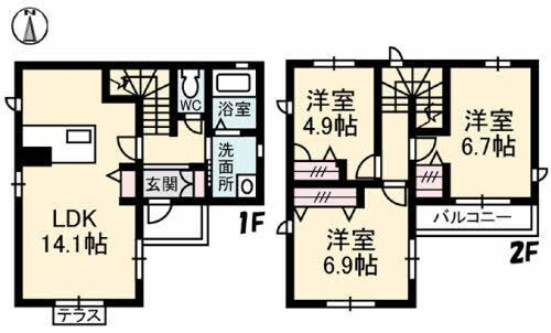 バレッタ天神？Ａ棟号室 3LDK 賃貸物件詳細