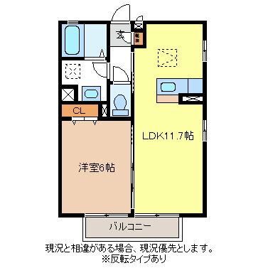 長野県長野市中御所２ 長野駅 1LDK アパート 賃貸物件詳細
