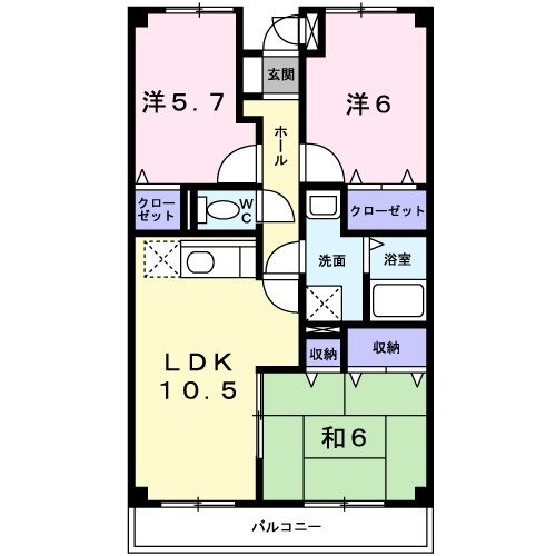 千葉県八千代市八千代台南３ 八千代台駅 3LDK マンション 賃貸物件詳細