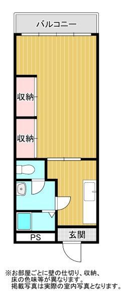 山口県宇部市島１ 宇部新川駅 1K アパート 賃貸物件詳細