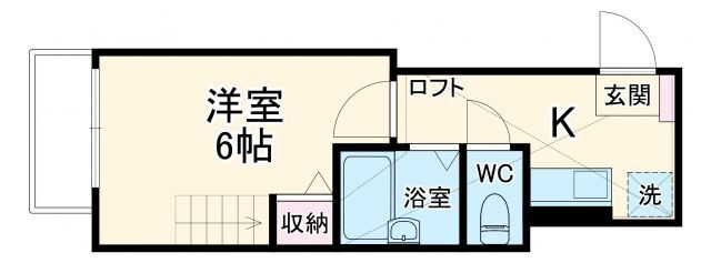 神奈川県川崎市多摩区枡形５ 向ヶ丘遊園駅 1K アパート 賃貸物件詳細