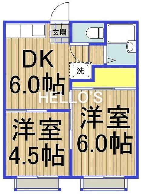 東京都府中市新町３ 国分寺駅 2DK アパート 賃貸物件詳細