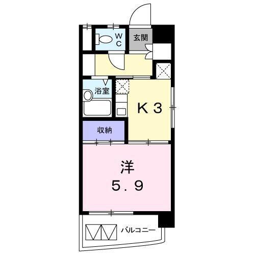 愛知県名古屋市南区本城町２ 本星崎駅 1K マンション 賃貸物件詳細