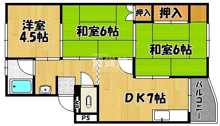 兵庫県明石市松の内１ 西明石駅 3DK マンション 賃貸物件詳細