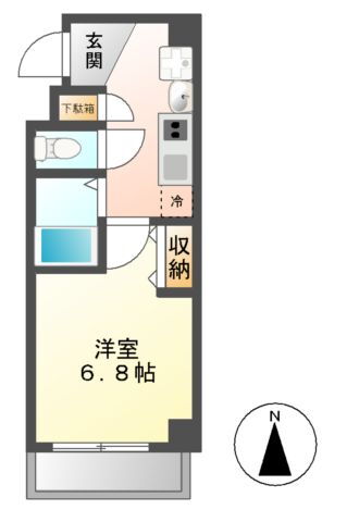 クレストステージ名駅 3階 1K 賃貸物件詳細