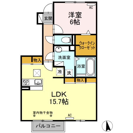 愛知県犬山市大字犬山字西山下 犬山駅 1LDK アパート 賃貸物件詳細