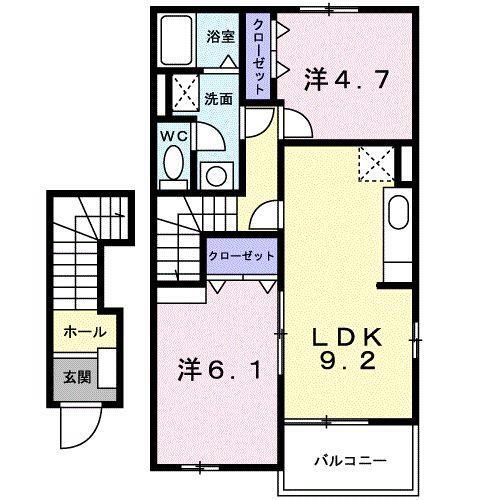 宮崎県日向市曽根町２ 日向市駅 2LDK アパート 賃貸物件詳細