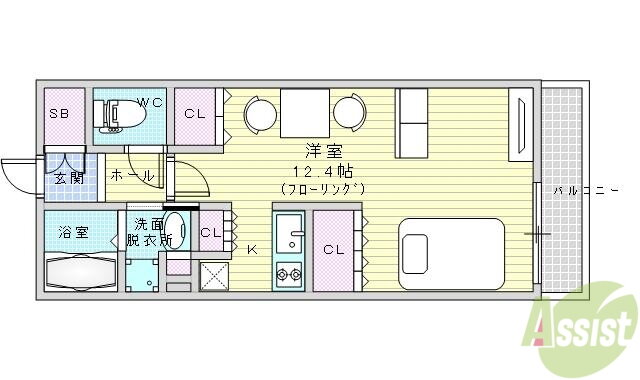 大阪府大阪市北区豊崎３ 中津駅 ワンルーム マンション 賃貸物件詳細