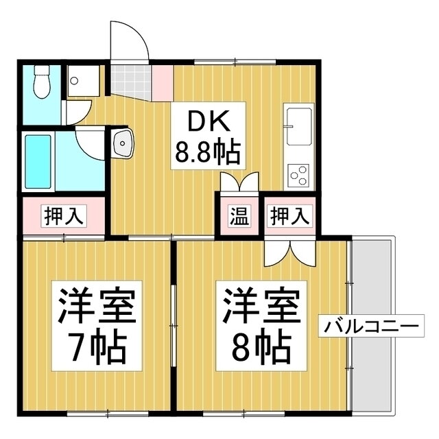 長野県佐久市中込 北中込駅 2DK マンション 賃貸物件詳細