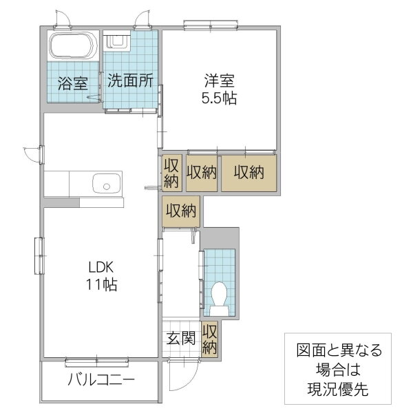 茨城県水戸市米沢町 水戸駅 1LDK アパート 賃貸物件詳細