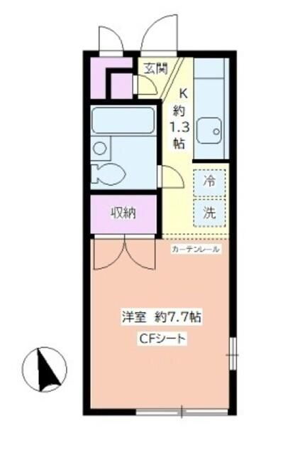 東京都品川区大井７ 大森駅 1K アパート 賃貸物件詳細
