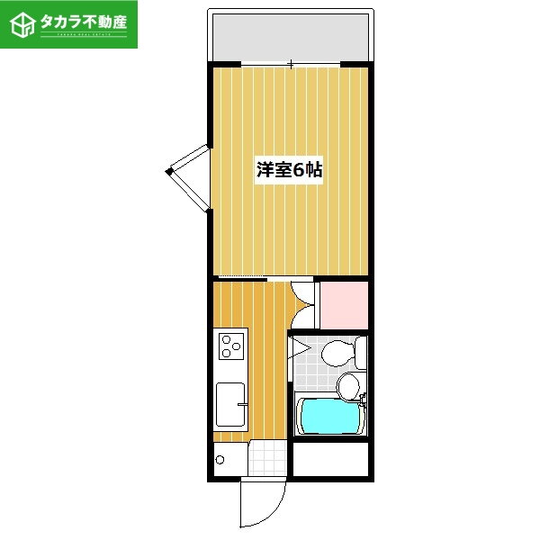 サンシティー京町 4階 1K 賃貸物件詳細