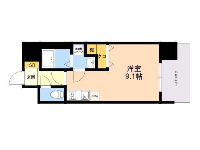 ブランシエスタ千早ＲＪＲ 12階 ワンルーム 賃貸物件詳細