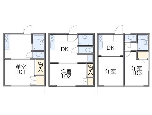 千葉県柏市旭町４ 柏駅 1DK アパート 賃貸物件詳細