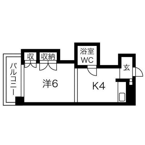 北海道札幌市北区北十三条西４ 北１２条駅 1DK マンション 賃貸物件詳細