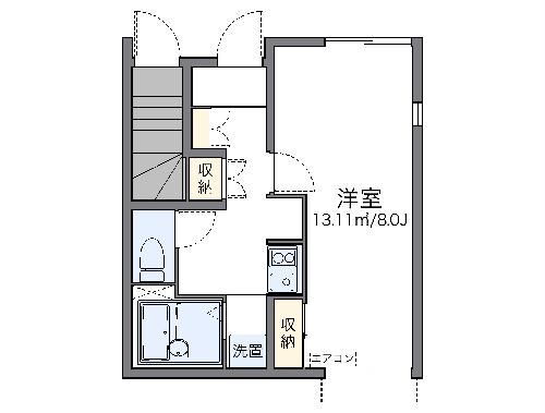 埼玉県坂戸市日の出町 坂戸駅 1K アパート 賃貸物件詳細