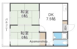 兵庫県尼崎市武庫之荘２ 武庫之荘駅 2DK マンション 賃貸物件詳細