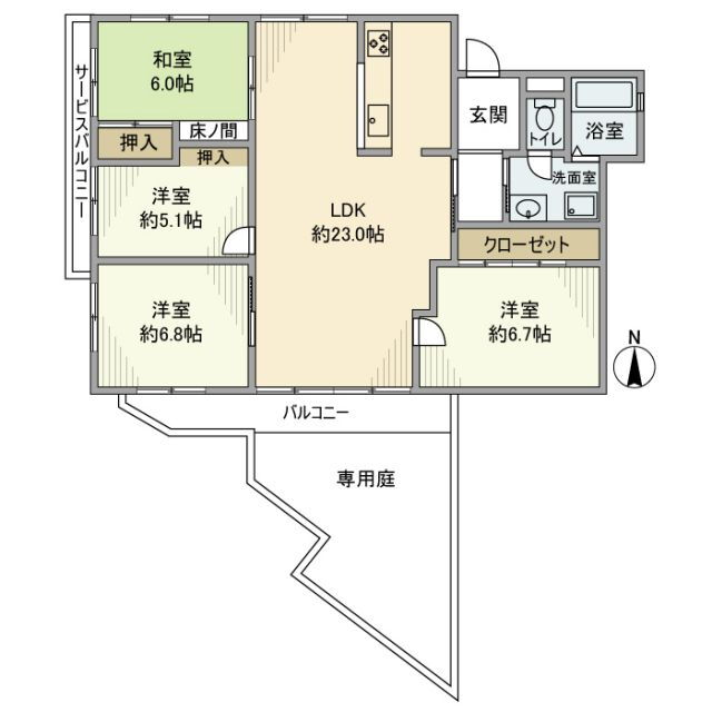 大阪府箕面市瀬川４ 石橋阪大前駅 3LDK マンション 賃貸物件詳細