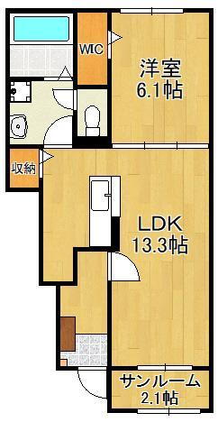 福岡県直方市大字感田 遠賀野駅 1LDK アパート 賃貸物件詳細