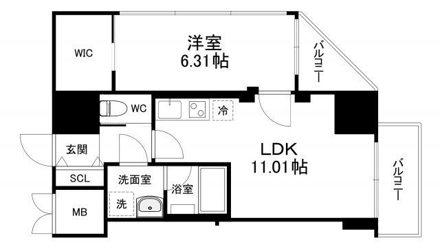 大阪府大阪市中央区農人橋３ 堺筋本町駅 1LDK マンション 賃貸物件詳細