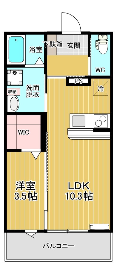 ちはる 2階 1LDK 賃貸物件詳細