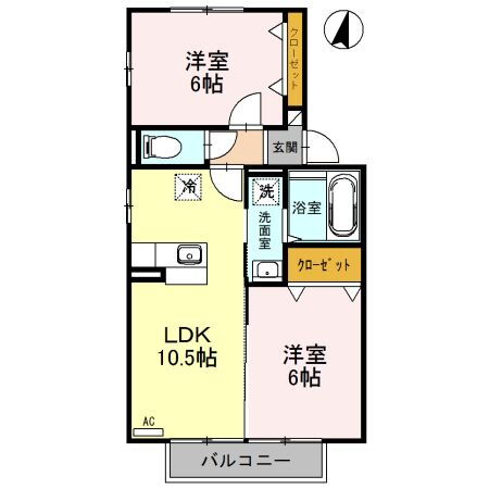 埼玉県吉川市中央１ 吉川駅 2LDK アパート 賃貸物件詳細