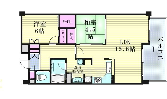 メイプルガーデン梅田 11階 2LDK 賃貸物件詳細