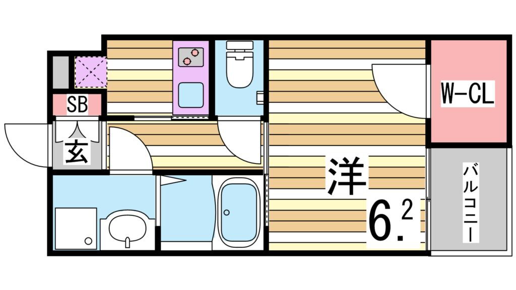 兵庫県神戸市中央区花隈町 花隈駅 1K マンション 賃貸物件詳細