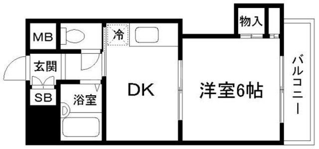 ローズコーポ新大阪７ 5階 1DK 賃貸物件詳細