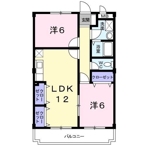 兵庫県加古川市加古川町粟津 加古川駅 2LDK マンション 賃貸物件詳細