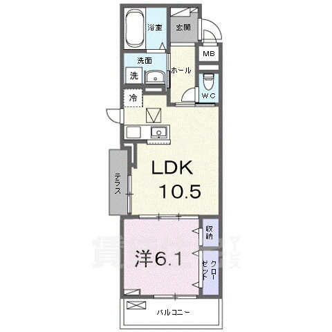 滋賀県栗東市小平井２ 栗東駅 1LDK アパート 賃貸物件詳細