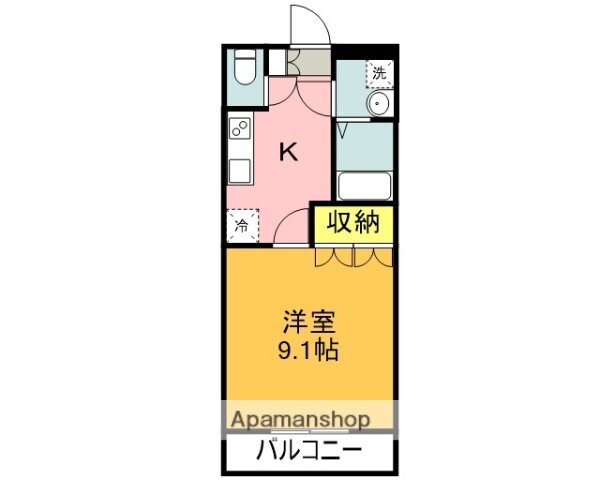 メゾン鈴木 1階 1K 賃貸物件詳細
