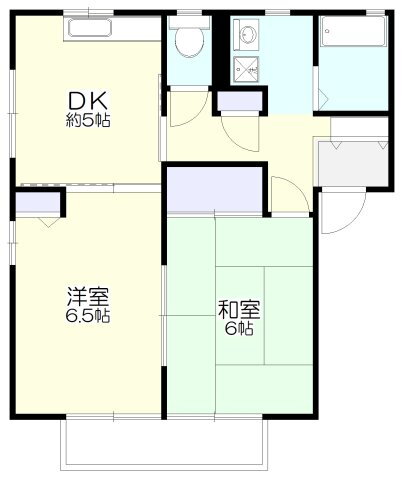 Ｉ・Ｍハウス 1階 2DK 賃貸物件詳細