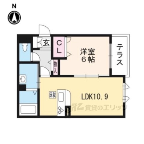京都府京都市山科区小山谷田町 追分駅 1LDK アパート 賃貸物件詳細