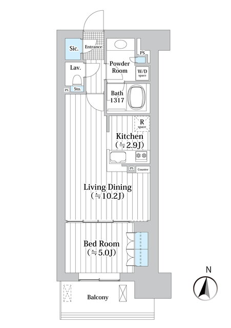 東京都世田谷区砧７ 成城学園前駅 1LDK マンション 賃貸物件詳細
