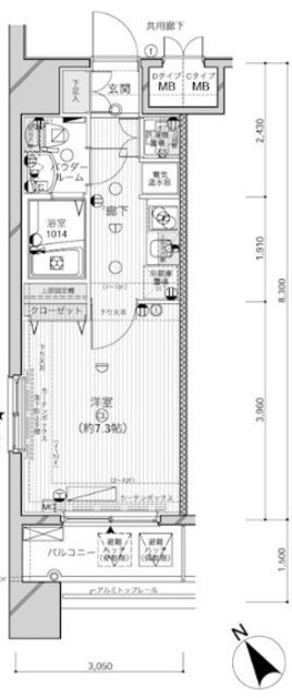 メインステージ川崎ＩＶ 7階 1K 賃貸物件詳細