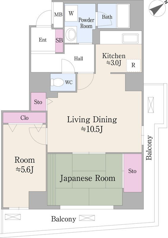 東京都杉並区荻窪５ 荻窪駅 2LDK マンション 賃貸物件詳細