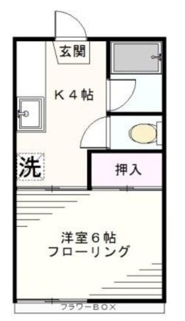 神奈川県大和市中央林間５ 中央林間駅 1K アパート 賃貸物件詳細