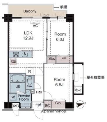 ラグゼナ東陽町 5階 2LDK 賃貸物件詳細