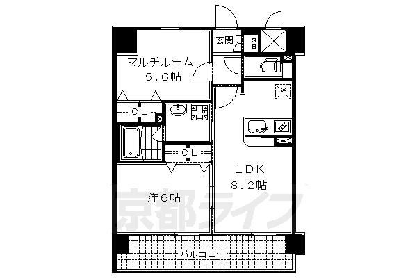 京都府京都市下京区紺屋町 七条駅 2LDK マンション 賃貸物件詳細
