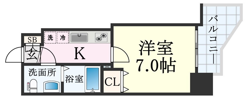 兵庫県神戸市兵庫区西柳原町 兵庫駅 1K マンション 賃貸物件詳細