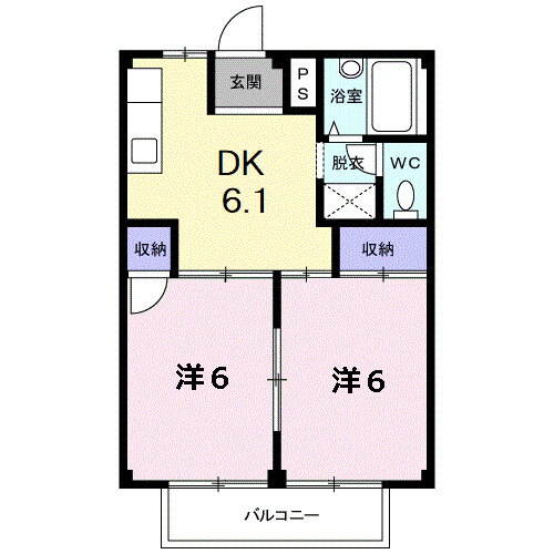 三重県四日市市別名５ 霞ヶ浦駅 2DK アパート 賃貸物件詳細
