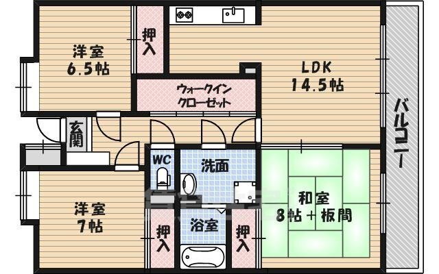 大阪府吹田市千里山西２ 緑地公園駅 3LDK マンション 賃貸物件詳細